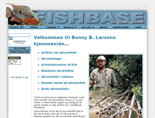 Tablet Screenshot of fishbase.dk