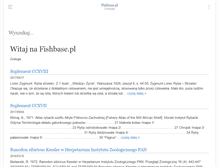 Tablet Screenshot of fishbase.pl